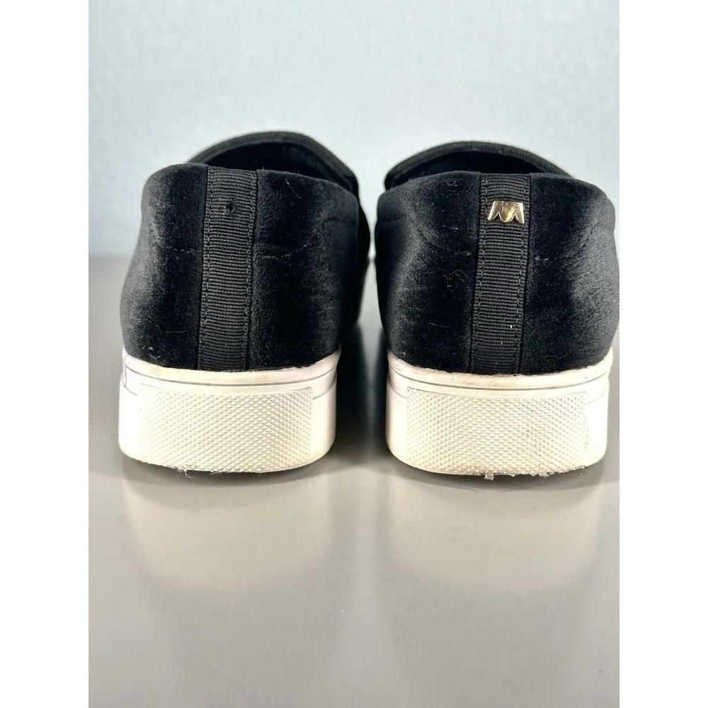 Birdies Womens The Swift Black Velvet Dressy Sneakers Size 6.5 Slip On Flats - Picture 10 of 14